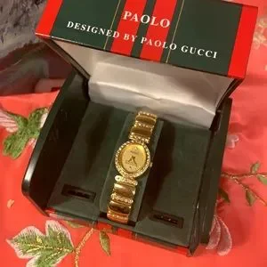 Paolo Gucci | Accessories | Paolo Gucci Gold Tone Watch  display picture 1